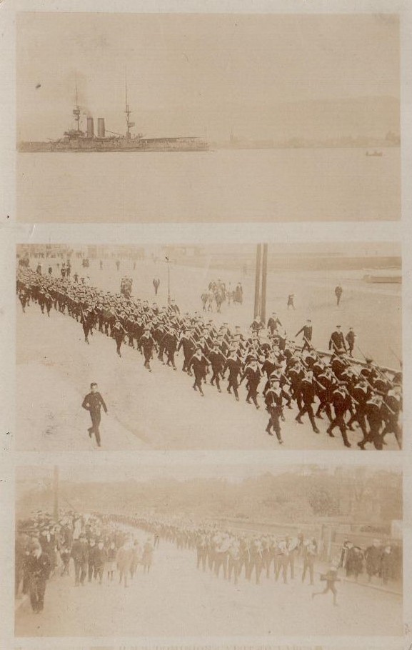HMS Dominion at Largs 1909
